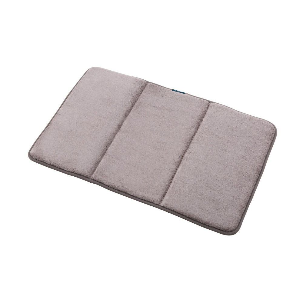 CB Japan carari 系列 可立式晾乾浴室踏墊 60x40cm 亞麻灰
